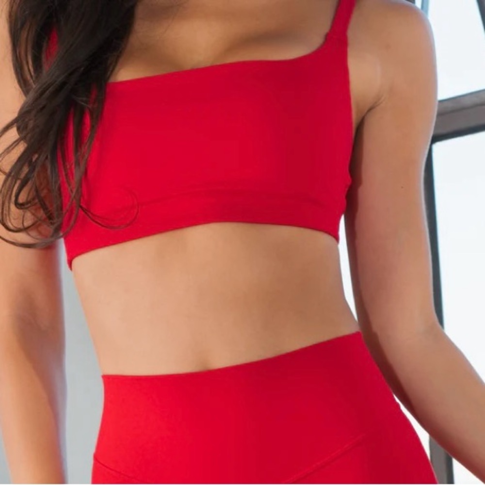 Vitality Cloud II Scoop Bra CHERRY L